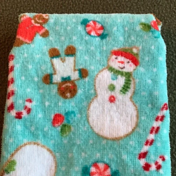 St. Nicolas Square Christmas dish towels. Set of 3. Approximately 16 1/2” x 25” - Picture 2 of 6